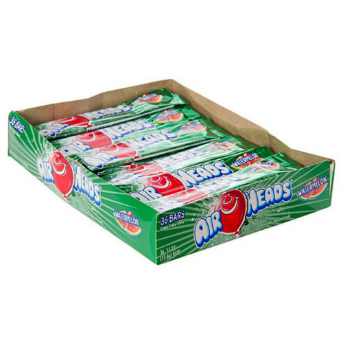 AirHeads Candy Watermelon Taffy Bars 36 CT-Retro Candy Toronto
