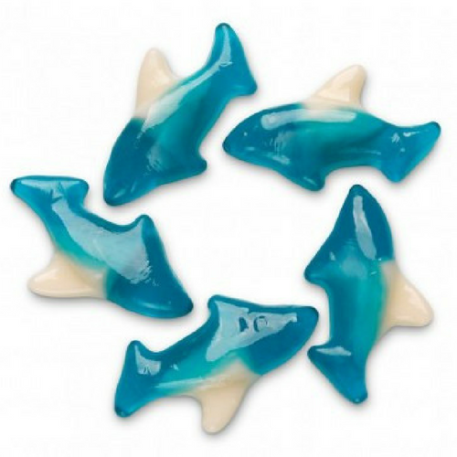 Albanese Blue Gummi Sharks Gummy Candy
