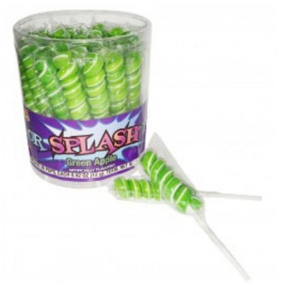 Alberts Color Splash Lollipops Green - 30 Pack