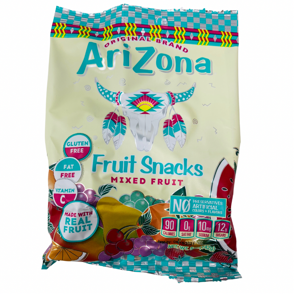 Arizona Fruit Snacks Mixed Fruit Gummies 142g - 12 Pack