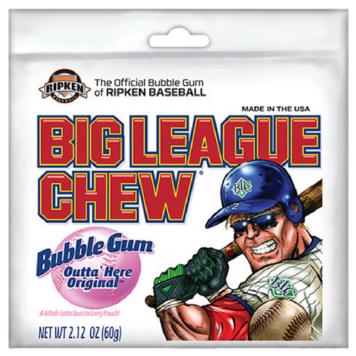 Big League Chew Bubble Gum-Outta Here Original