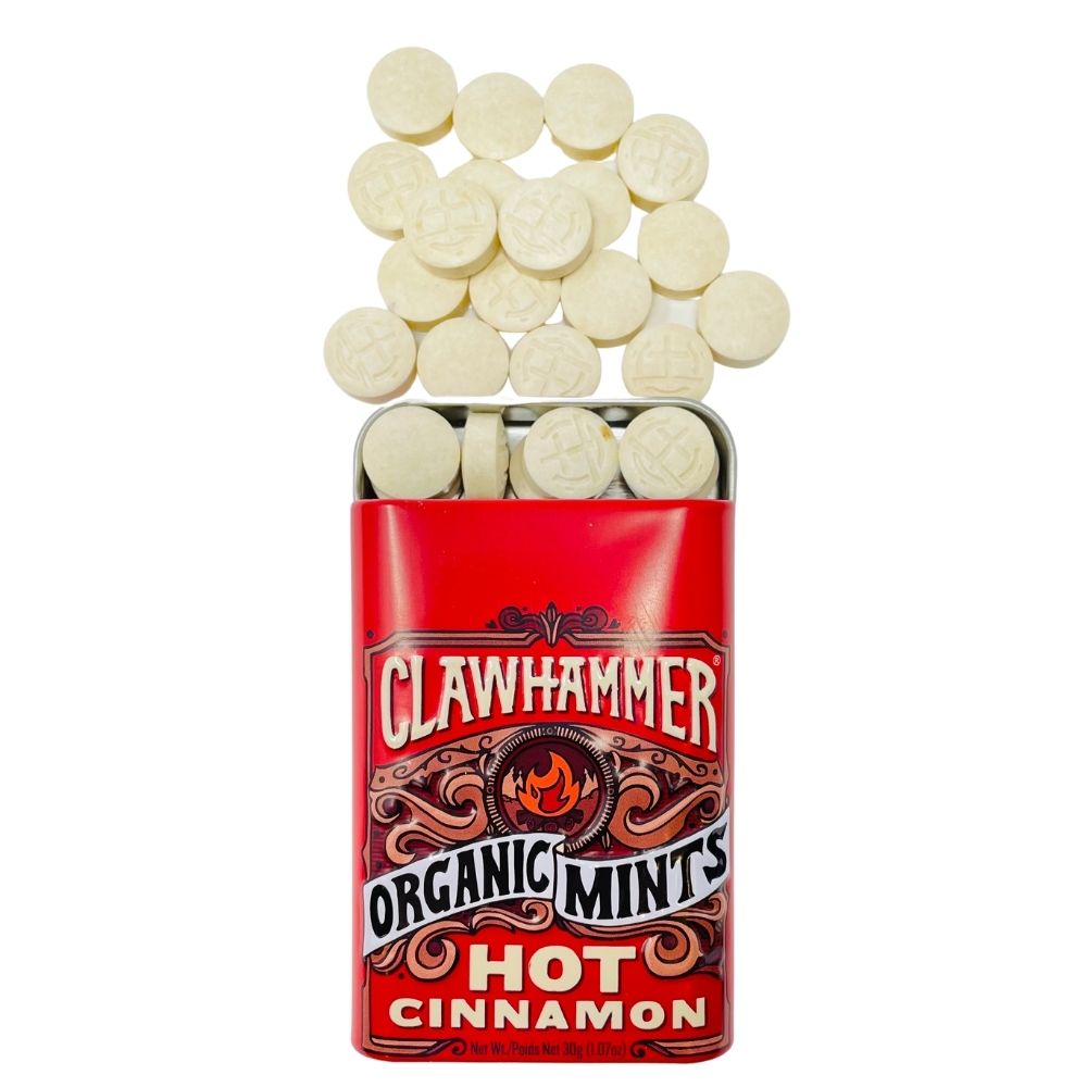 Clawhammer Hot Cinnamon Mints - 12 Pack – iWholesaleCandy.ca