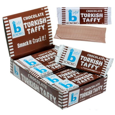 Bonomo Turkish Taffy Chocolate 1.5oz - 24 Pack