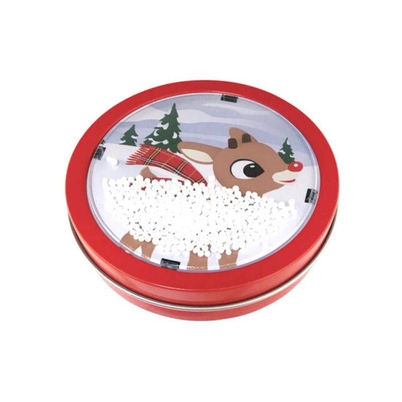 Rudolph Snow Globe Tin  1.5oz - 12 Pack