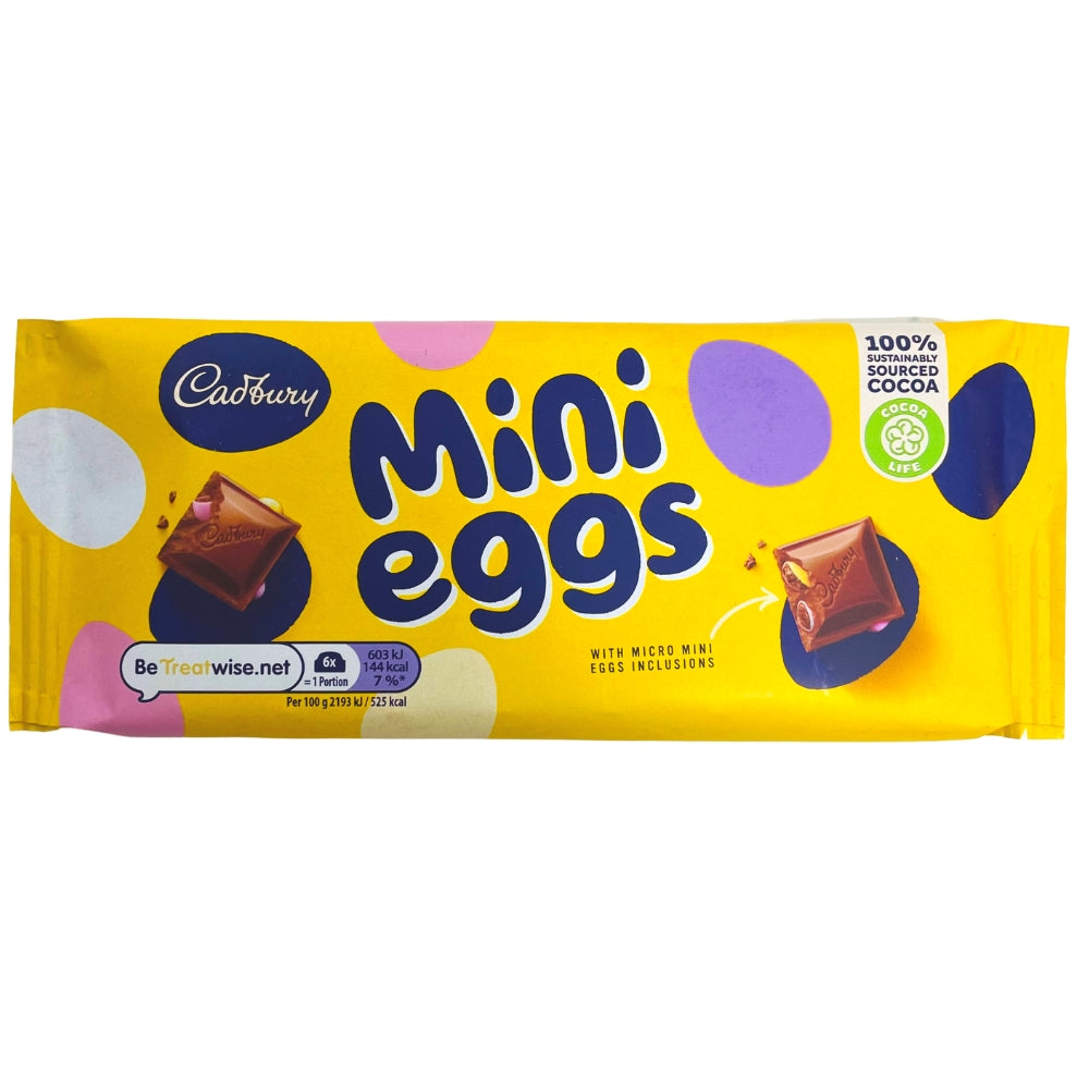 Cadbury Dairy Milk Mini Eggs Block 110g - 20 Pack