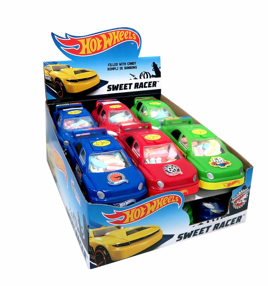 Hot Wheels Sweet Racer Candies - 12CT Collectible Toy Race Cars Racecar Candy Car Tins - HotWheels - Canada - Bulk & Wholesale
