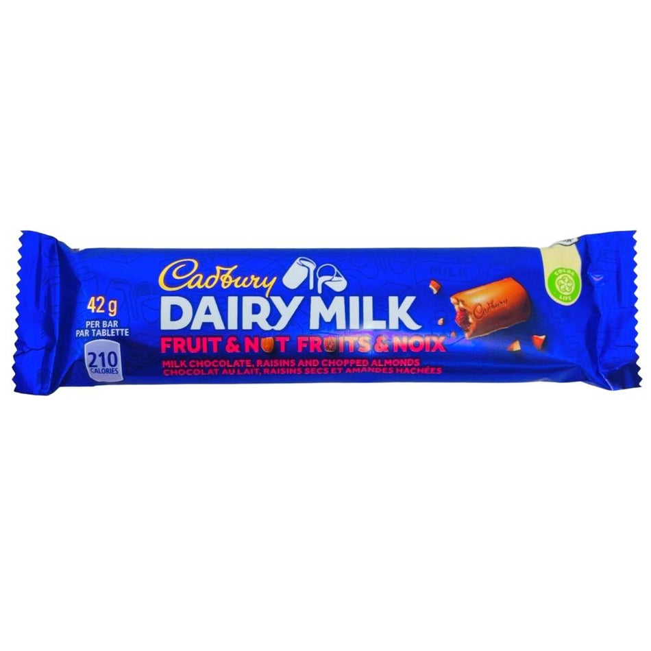 Cadbury Dairy Milk Fruit & Nut Chocolate Bar 42g - 24 Pack Cadbury Canada