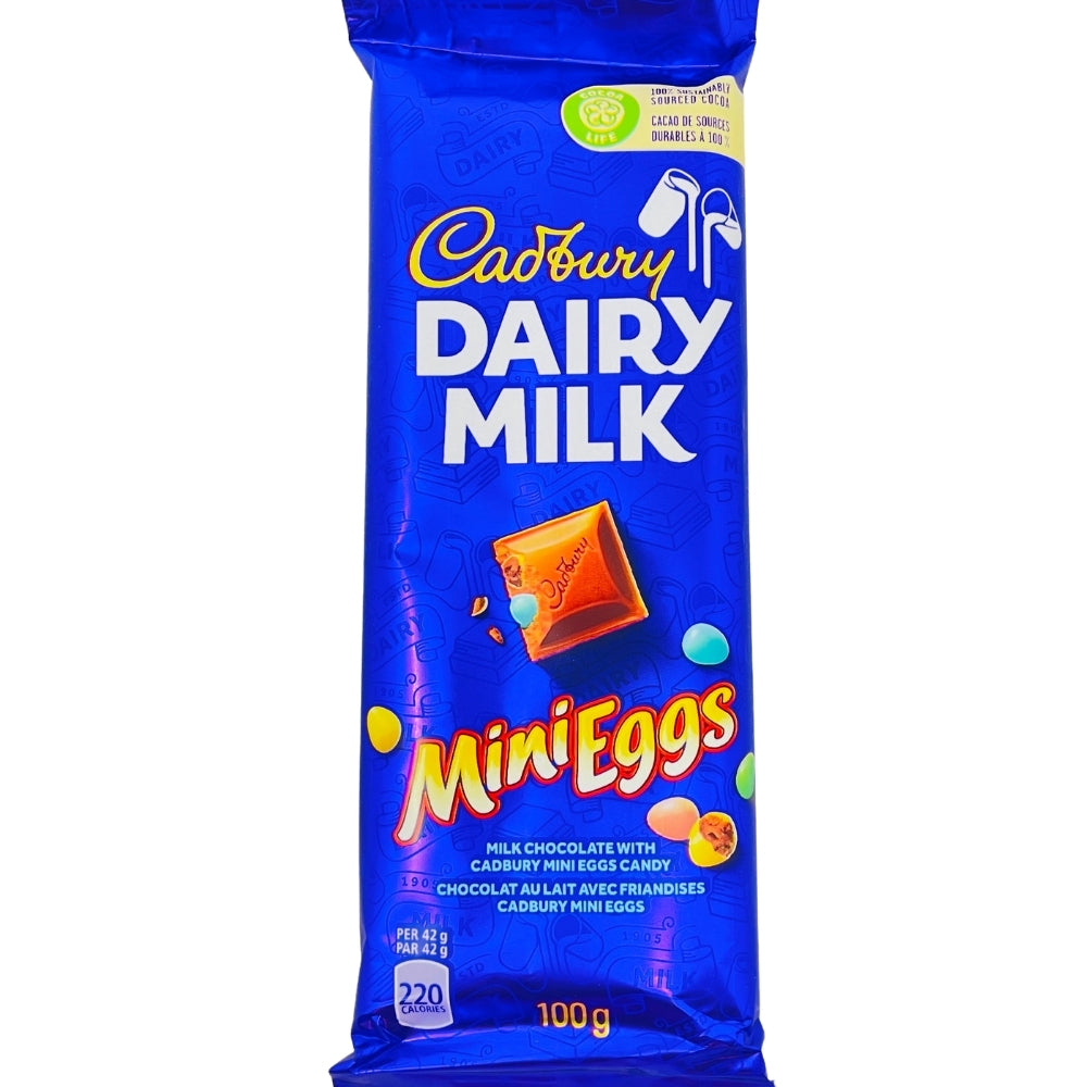 Cadbury Dairy Milk Mini Eggs Bars 100g - 21 Pack