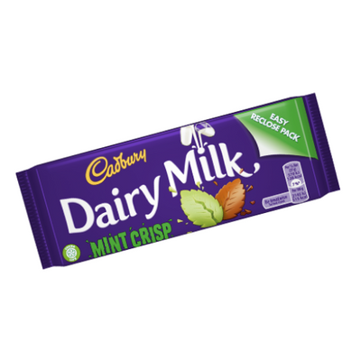Cadbury Dairy Milk Mint Crisp UK British Chocolate Bars-Wholesale Candy