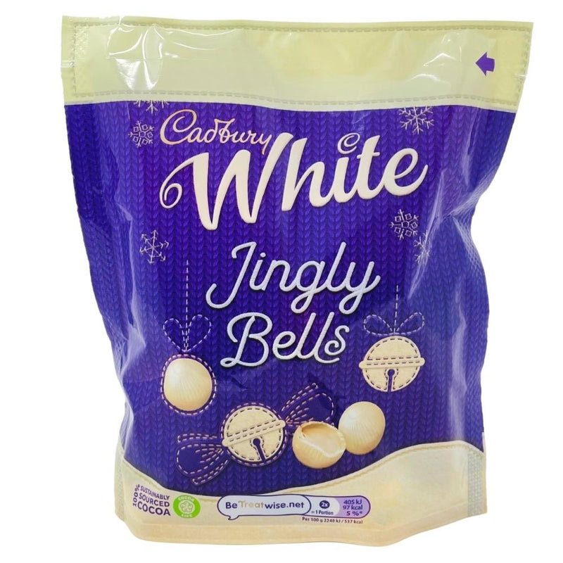 Cadbury White Chocolate Christmas Jingly Bells 72g - 16 Pack
