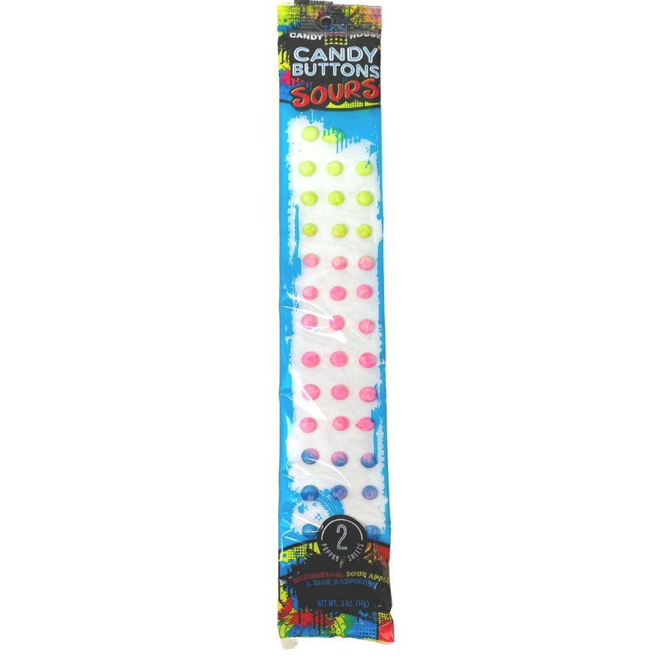 Candy House Sour Candy Buttons 0.5oz - 24 Pack