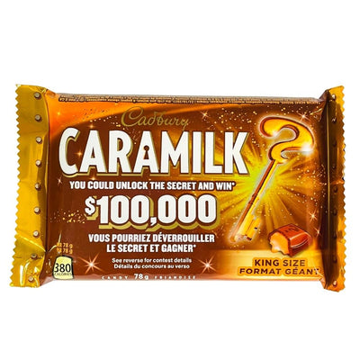 Cadbury Caramilk Bar King Size 78g - 24 Pack