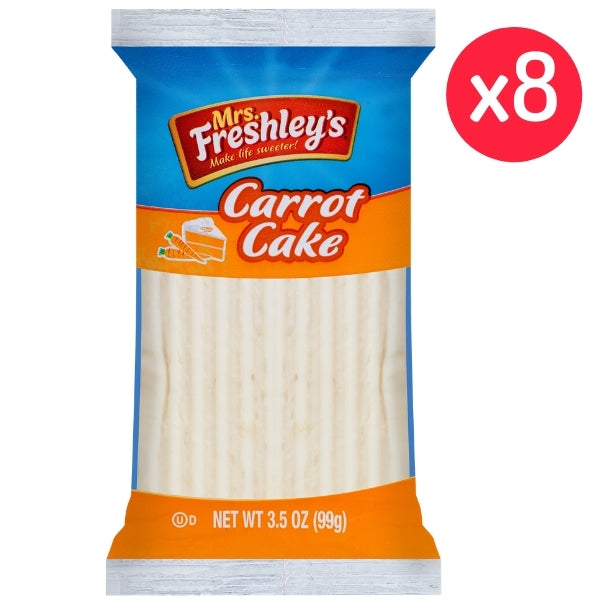 Mrs Freshley's Carrot Cake 3.5oz - 8 Pack