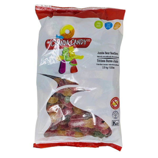 CCC Jumbo Sour Soothers Gummy Candy - 2kg