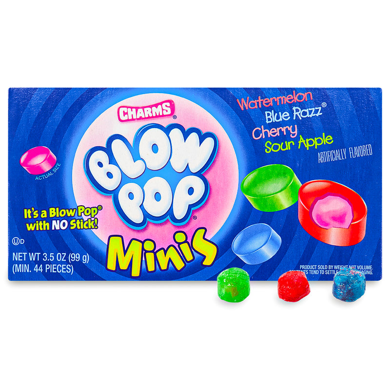 Charms Blow Pop Minis Theater Boxes 99g - 12 Pack