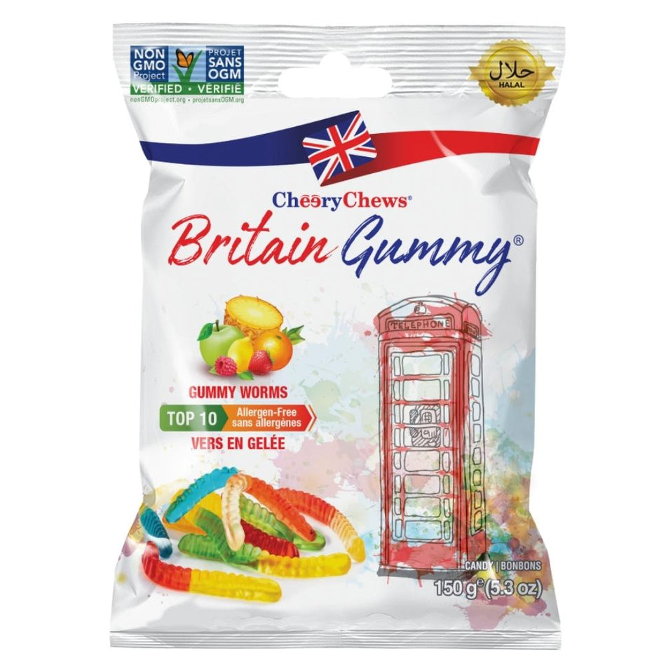 Britain Gummy Gummy Worms 150g