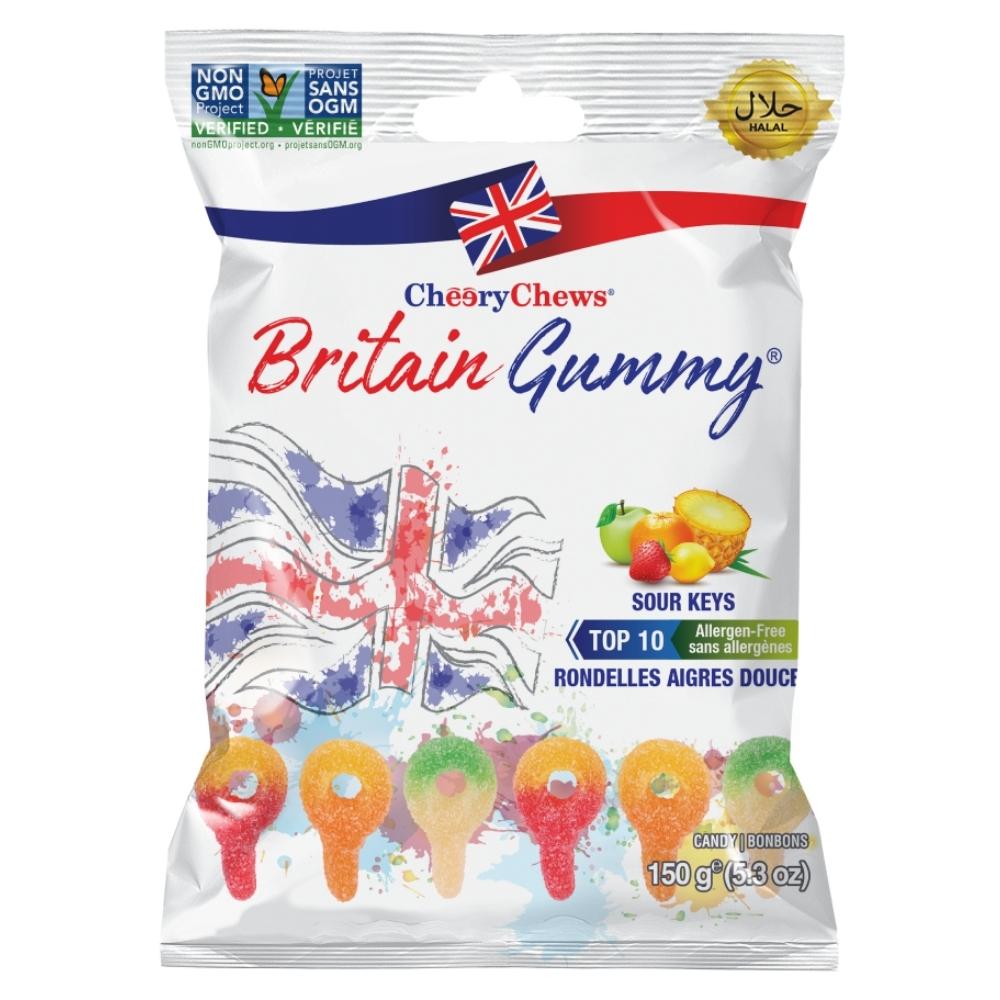 Britain Gummy Sour Keys 150g