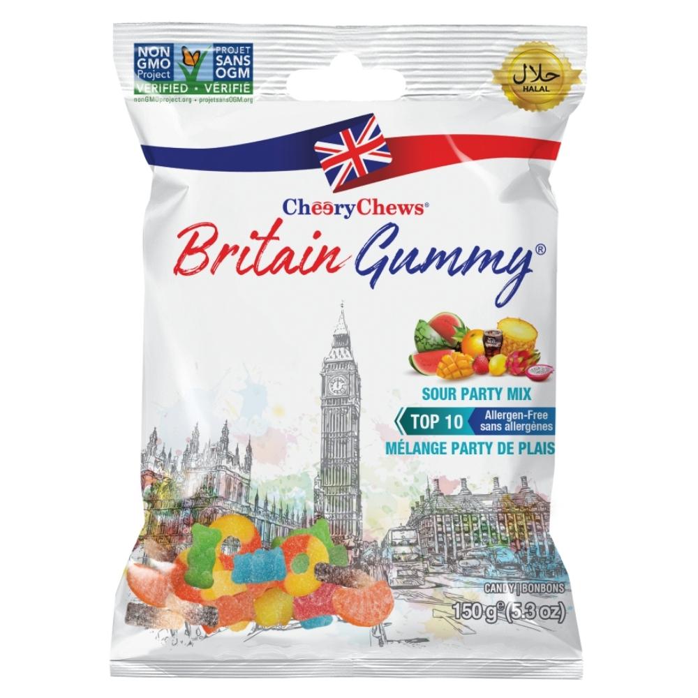 Britain Gummy Sour Party Mix 150g