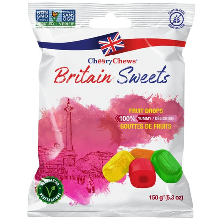 Britain Sweets Fruit Drops 120g 24 Pack