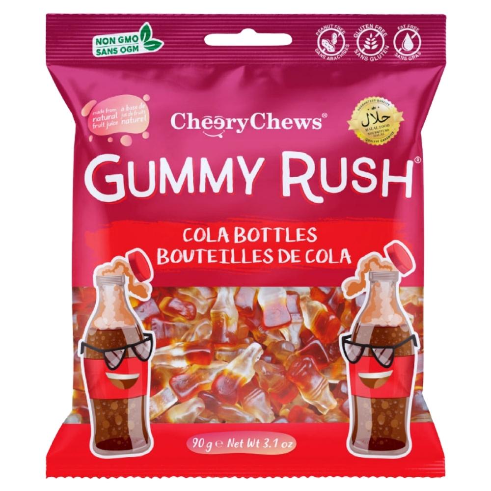 Gummy Rush Cola Bottles 90g 12 Pack