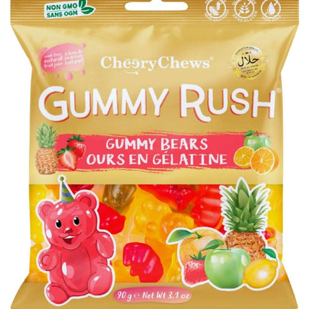 Gummy Rush Gummy Bears 90g 12 Pack