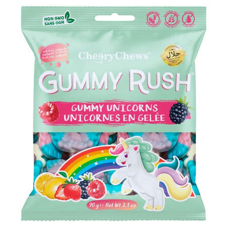 Gummy Rush Gummy Unicorns 90g 12 Pack