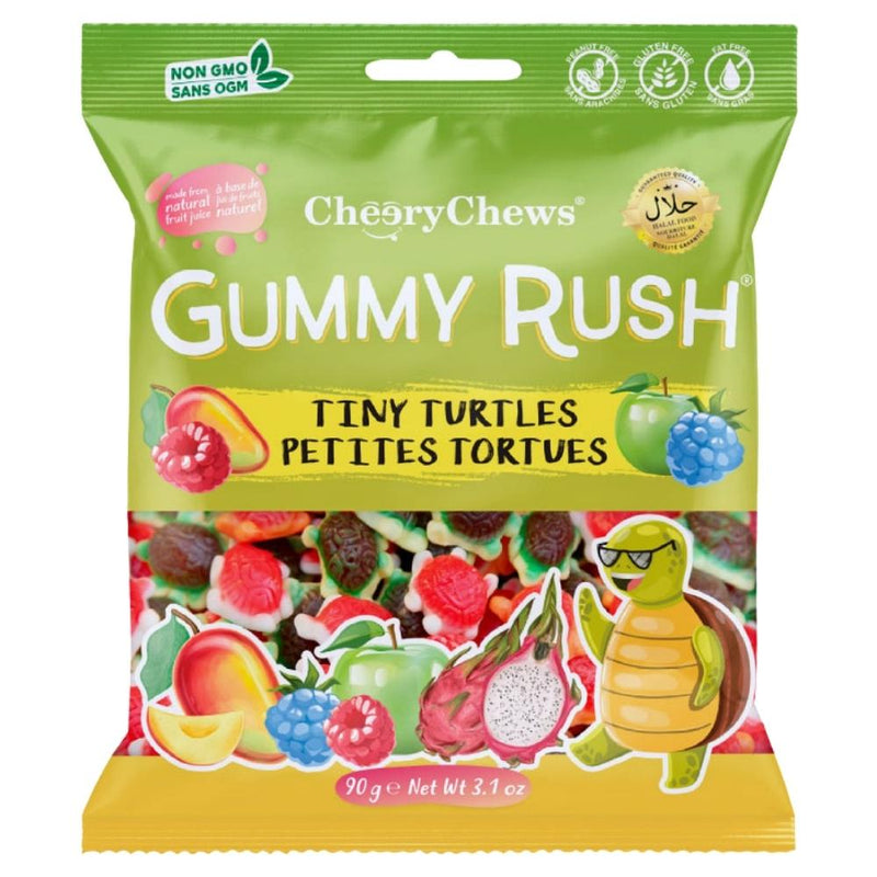 Gummy Rush Tiny Turtles 90g 12 Pack