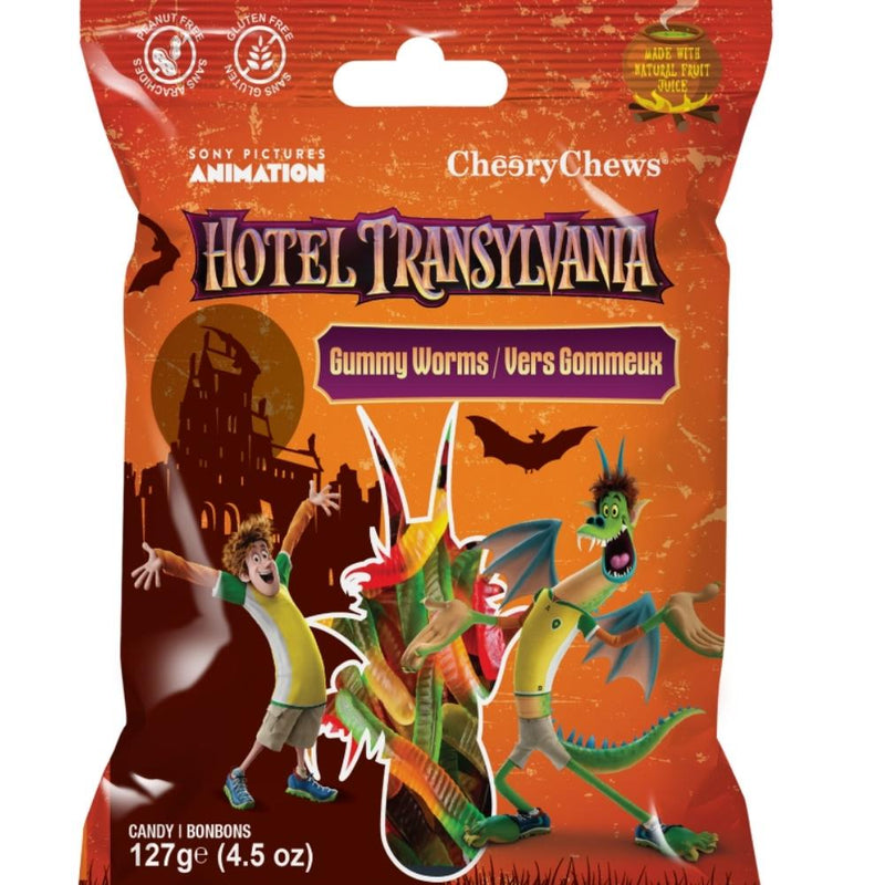 Hotel Transylvania Gummy Worms 127g - 12 Pack