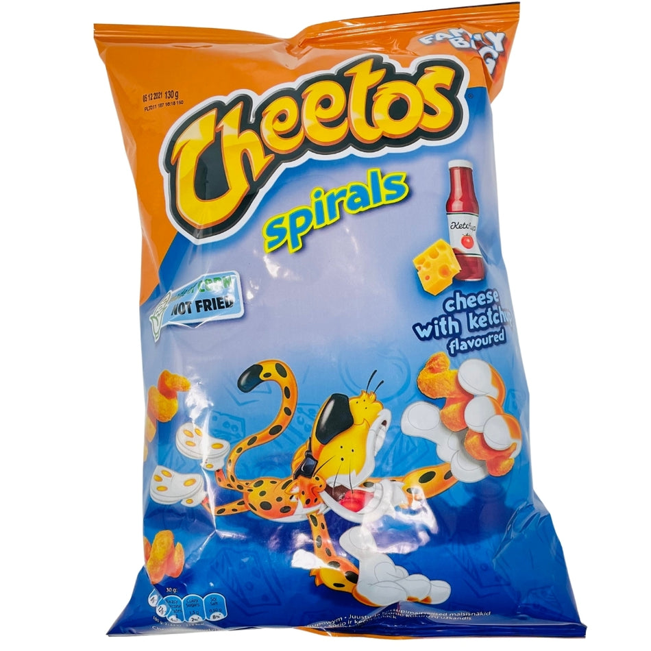 Cheetos Spirals Cheese and Ketchup 130g - 14 Pack
