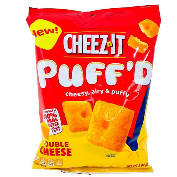 CheeCheez It Puff'd Cheddar Crackers3oz - 6 Packz-It Puff'd Cheddar 3oz - 6 Pack