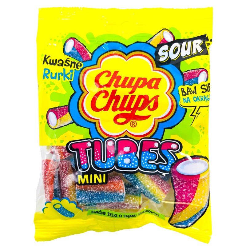 Chupa Chups Jelly Tubes Sour 90g - 18 Pack