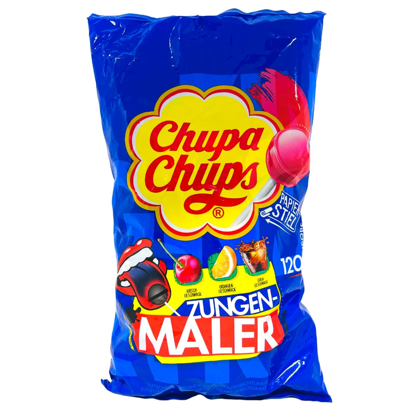 Chupa Chups Graffiti Tongue Colouring Lollipops 12g - 120 Pack