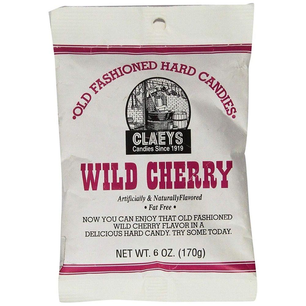 Claeys Wild Cherry Old Fashioned Hard Candies 24 PK