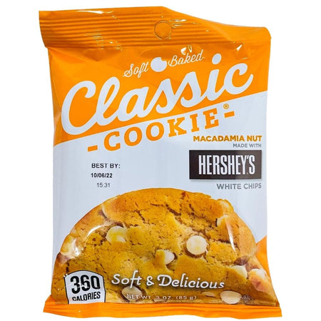 Classic Soft Baked Cookie White Macadamia Nut 3oz - 8 Pack