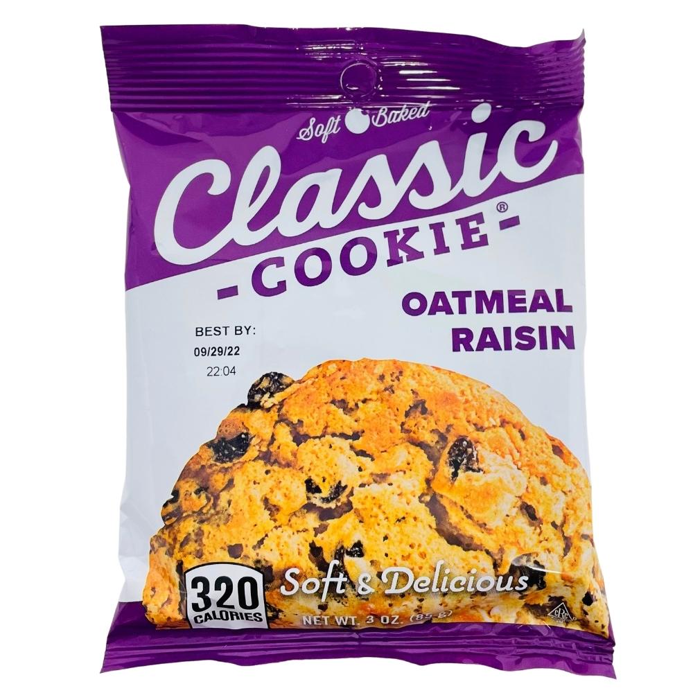 Classic Soft Baked Cookie Oatmeal Raisin 3oz - 8 Pack