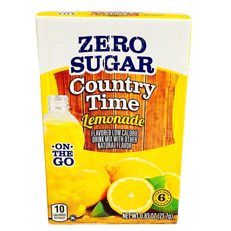 Country Time Zero Sugar Singles to Go Lemonade - 12 PK