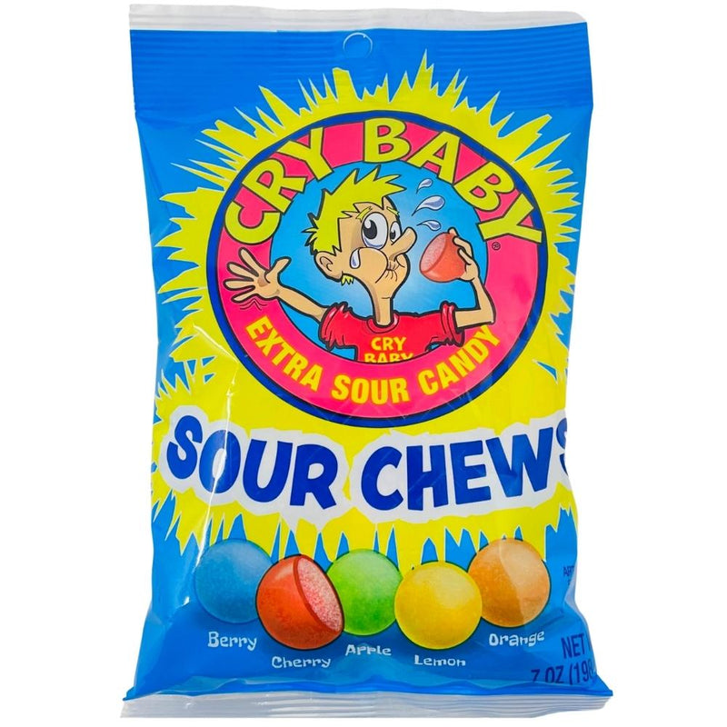 Cry Baby Sour Chews 7oz - 8 Pack