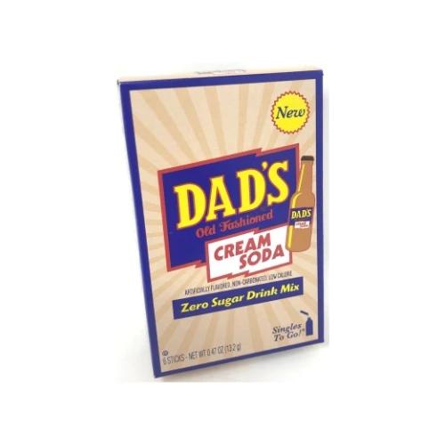 Dad's Old Fashioned Singles To Go Cream Soda - 12 Pack