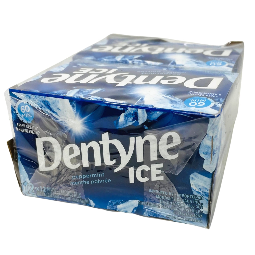 Dentyne Ice Peppermint 12 Piece Gum Singles - 12 Pack