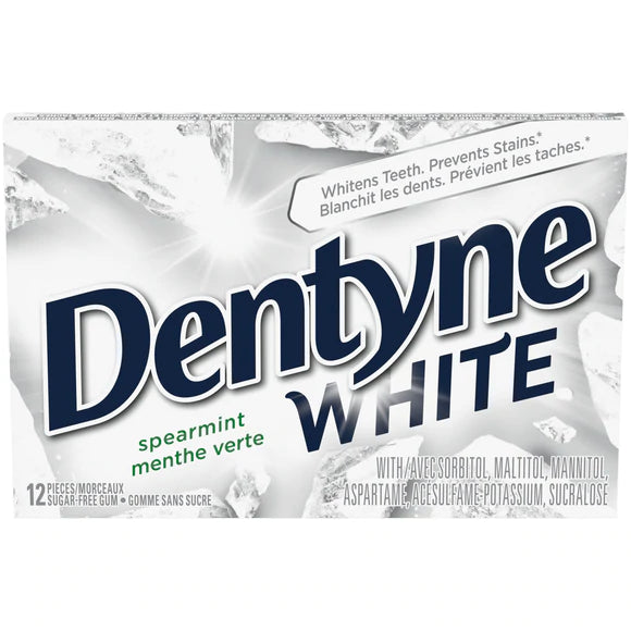 Dentyne Ice White Spearmint 12 Piece Gum Singles