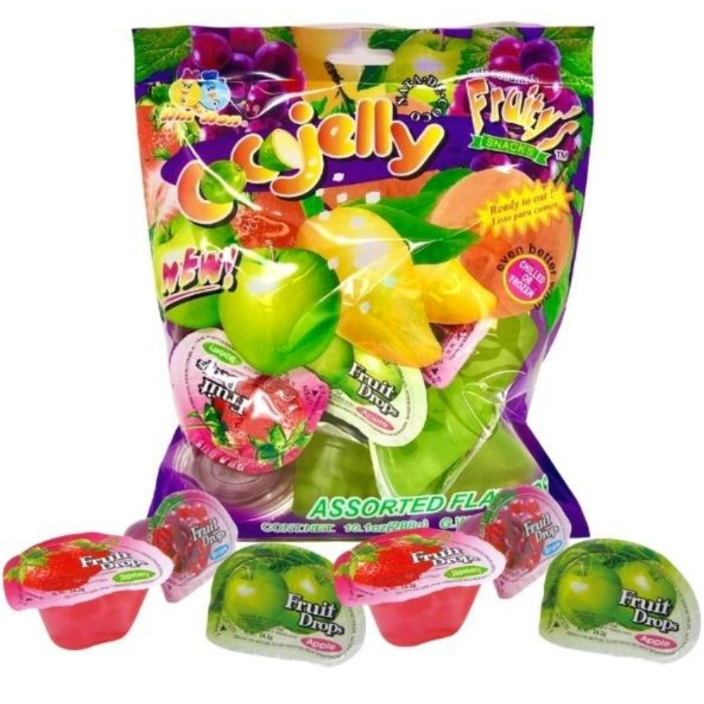 DinDon Foods Corp Fruity's Ju-C Jelly With Coconut (Cocojelly) Case of 24 iWholesaleCandy