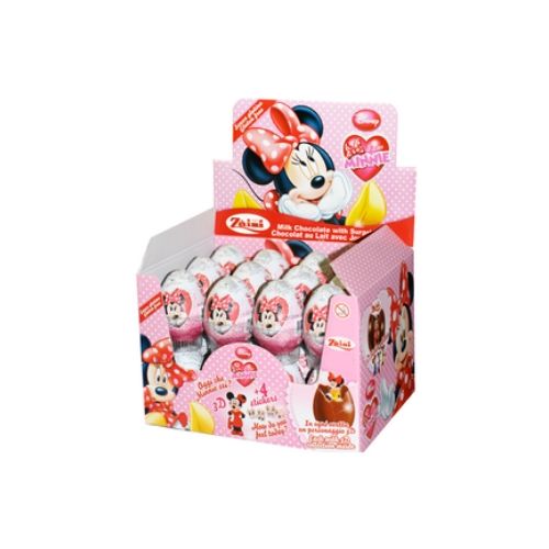 Disney Minnie Mouse Chocolate Surprise Eggs-24 CT