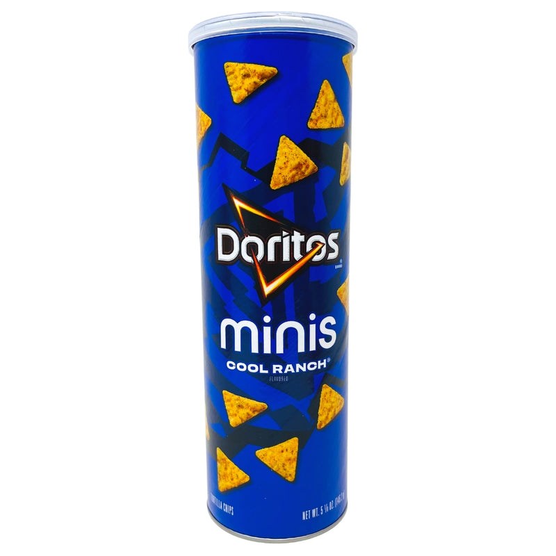 Doritos Minis Cool Ranch Canister 5.125oz - 12 Pack - American Snacks