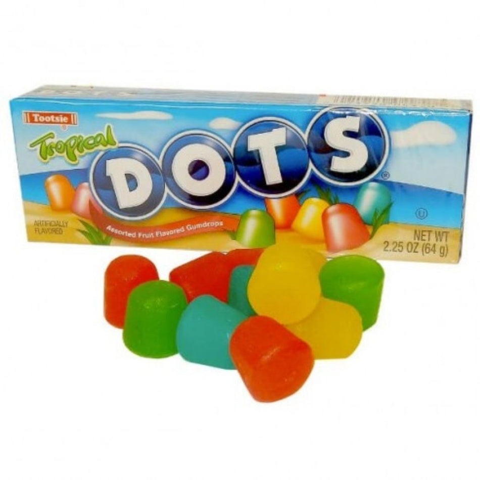 Dots Tropical Gumdrops Candy 2.25oz - 24 Pack