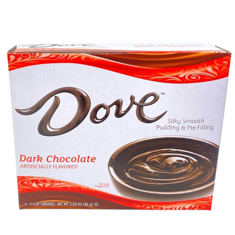 Dove Instant Pudding Dark Chocolate 12PK | American Snacks