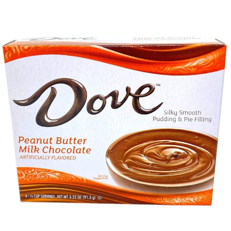 Dove Instant Pudding Peanut Butter 12PK | American Snacks