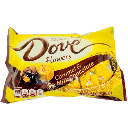 Dove Caramel & Milk Chocolate Flowers-iWholesaleCandy.ca