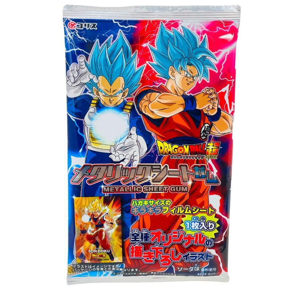 Dragon Ball-Z Metallic Gum Sheet (Japan) - 15 Pack