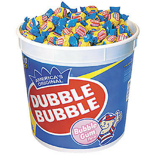 Dubble Bubble Gum Original 340-Piece Tub Bulk Candy Canada