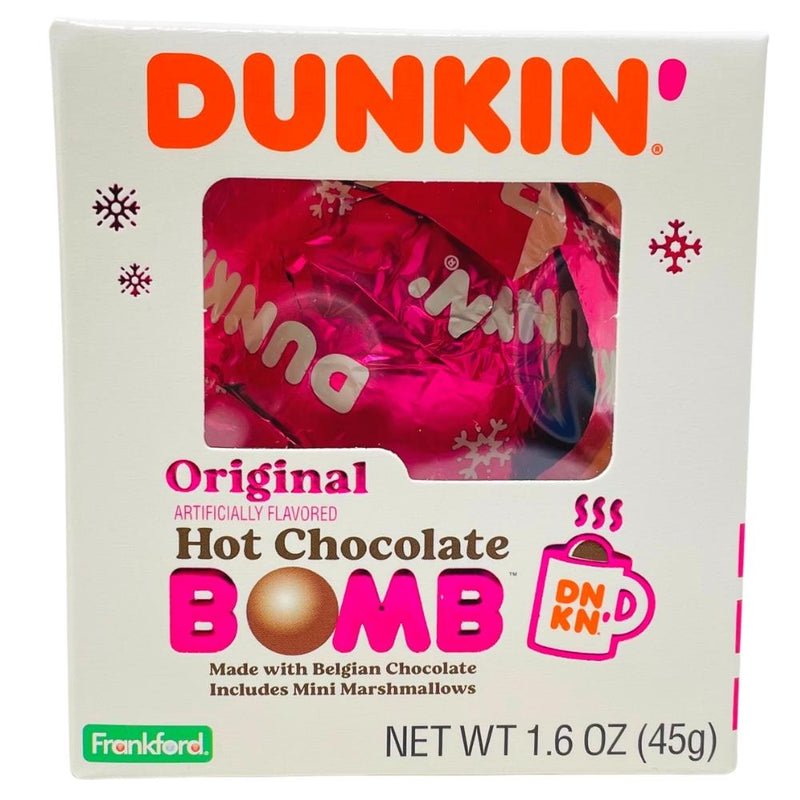 Dunkin' Original Hot Chocolate Bomb  1.6oz - 12 Pack